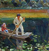 The Boat By Akseli Gallen Kallela