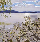 White Roses 1906 By Akseli Gallen Kallela