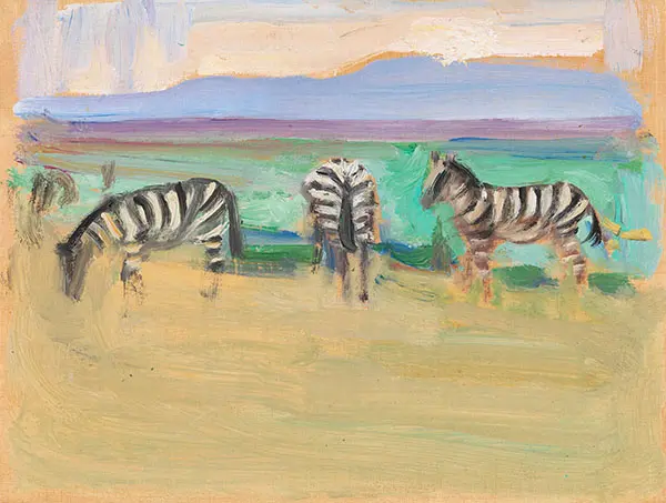 Zebras By Akseli Gallen Kallela