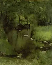 In Fosset a Stream By Fernand Khnopff
