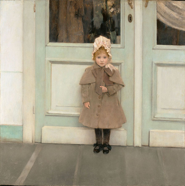 Portrait of Jeanne Kefer by Fernand Khnopff | Oil Painting Reproduction