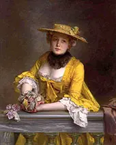 The Yellow Dress By Gustav Jacquet