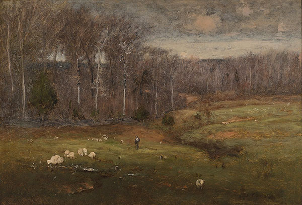 Frosty Morning Montclair 1885 by George Inness | Oil Painting Reproduction