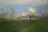 Spring Blossoms Montclair New Jersey c1891 By George Inness