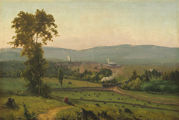 The Lackawanna Valley c1856 by George Inness | Oil Painting Reproduction