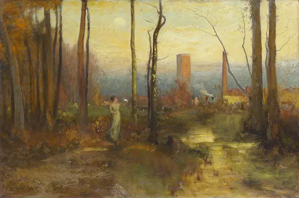 The Mill Stream Montclair New Jersey c1888 By George Inness