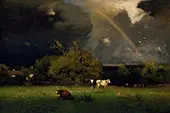 The Rainbow c1878 By George Inness