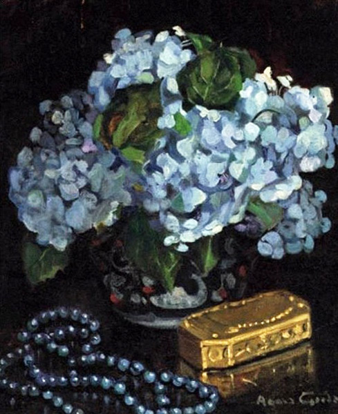 Hydrangeas by Agnes Goodsir | Oil Painting Reproduction