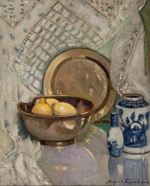 Still Life Study of Lemons c1930 By Agnes Goodsir
