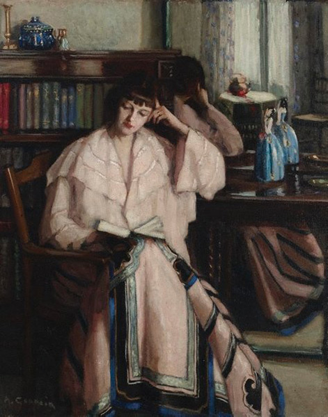 The Chinese Skirt 1933 by Agnes Goodsir | Oil Painting Reproduction