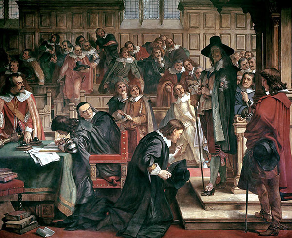 Attempted Arrest of Five Members of The House of Commons | Oil Painting Reproduction