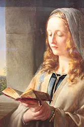 Maiden Meditation 1847 By Charles West Cope