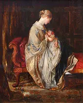 The Young Mother 1845 By Charles West Cope