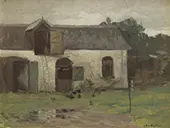 Farmyard with Chickens By Clara Southern