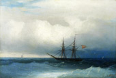 Stormy Waters, Biarritz By Ivan Aivazovsky