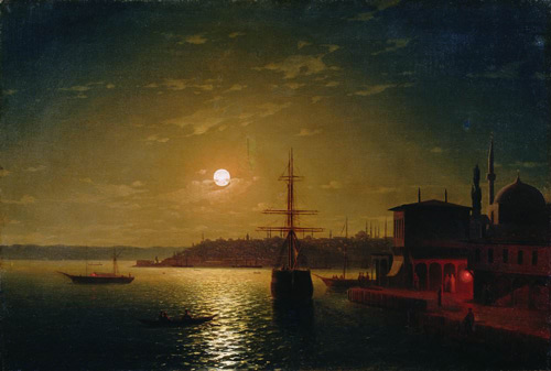 Golden Horn Bay, Turkey, 1845 | Oil Painting Reproduction