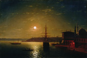 Golden Horn Bay, Turkey, 1845 By Ivan Aivazovsky