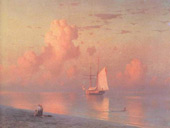Sunset 1866 By Ivan Aivazovsky