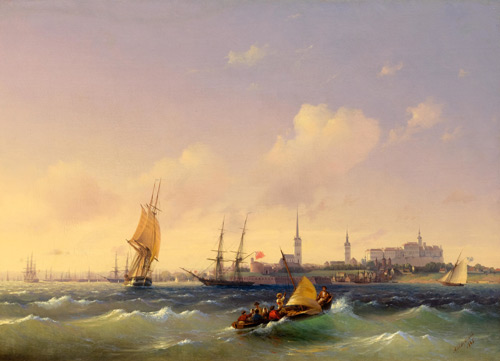 Reval 1845 by Ivan Aivazovsky | Oil Painting Reproduction