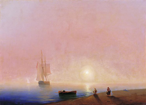 Farewell 1895 by Ivan Aivazovsky | Oil Painting Reproduction