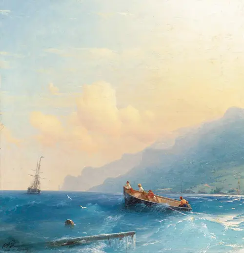 Searching for Survivors 1863 By Ivan Aivazovsky