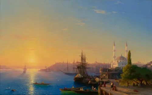 A View of the Bosphorus from the Nile By Ivan Aivazovsky