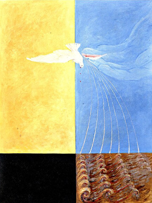 The Dove No 04, Group IX by Hilma AF Klint | Oil Painting Reproduction