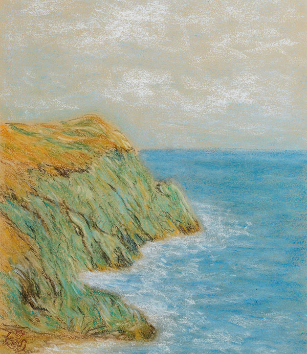 Coastal Cliffs Brittany | Oil Painting Reproduction