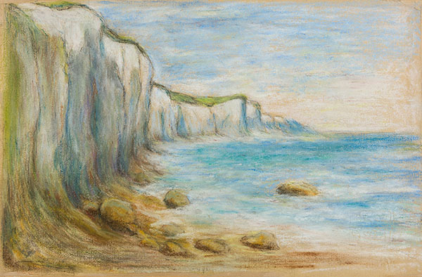 Coastal Cliffs Normandy | Oil Painting Reproduction