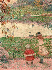 Les Enfants Au Parc Montsouris 1889 By Claude Emile Schuffenecker