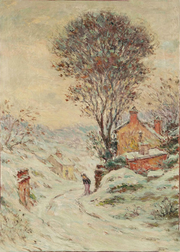 Paysage de neige by Claude Emile Schuffenecker | Oil Painting Reproduction