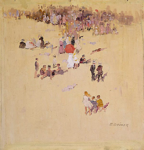 Bondi Beach 1912 by Elioth Gruner | Oil Painting Reproduction