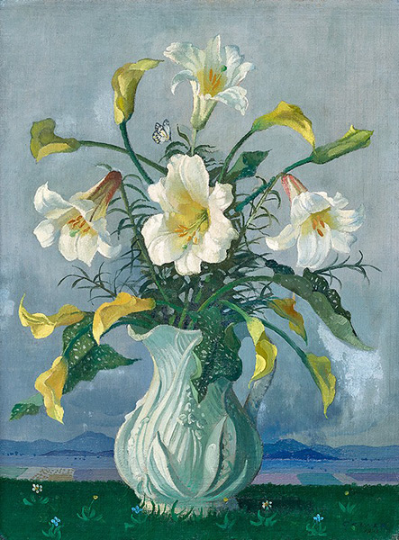 Flower Piece 1933 by Elioth Gruner | Oil Painting Reproduction