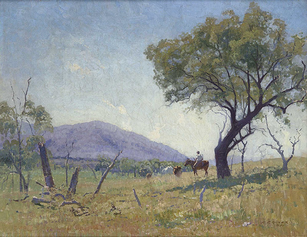 Mingoola Valley 1920 by Elioth Gruner | Oil Painting Reproduction