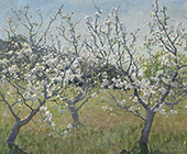 Spring in The Orchard By Elioth Gruner