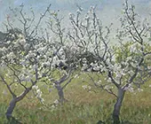 Spring in The Orchard By Elioth Gruner