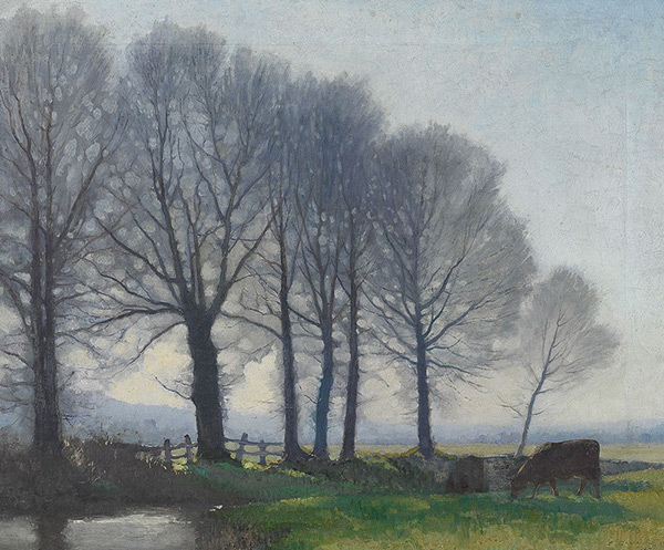 Spring Time in Devon 1924 by Elioth Gruner | Oil Painting Reproduction