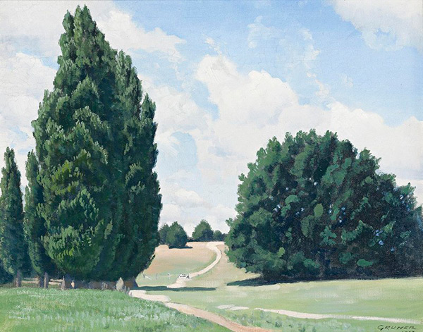 The Path to The Town Canberra 1937 | Oil Painting Reproduction
