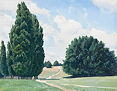 The Path to The Town Canberra 1937 By Elioth Gruner