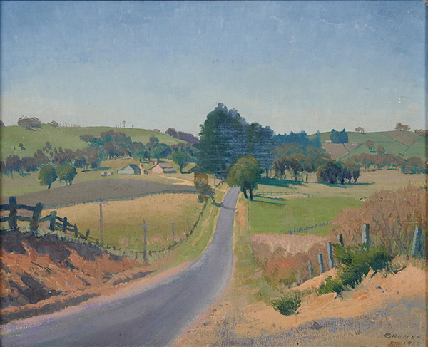 The Road to Bowral 1933 by Elioth Gruner | Oil Painting Reproduction