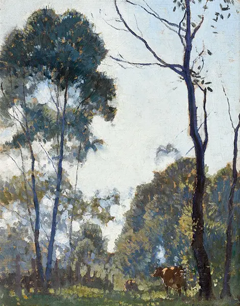 Through The Trees 1917 By Elioth Gruner