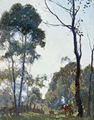 Through The Trees 1917 By Elioth Gruner