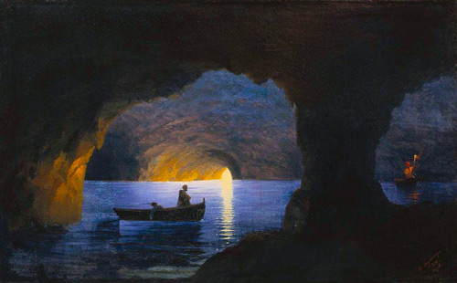 The Azure Grotto, Naples, 1941 | Oil Painting Reproduction