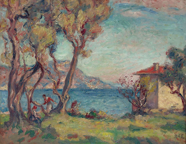 Little House at The Seashore 1900 | Oil Painting Reproduction