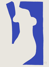 Verve Nu Bleu V By Henri Matisse
