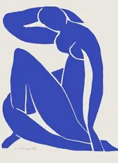 Verve Nu Bleu IX By Henri Matisse