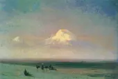 Valley of Mount Ararat 1882 By Ivan Aivazovsky
