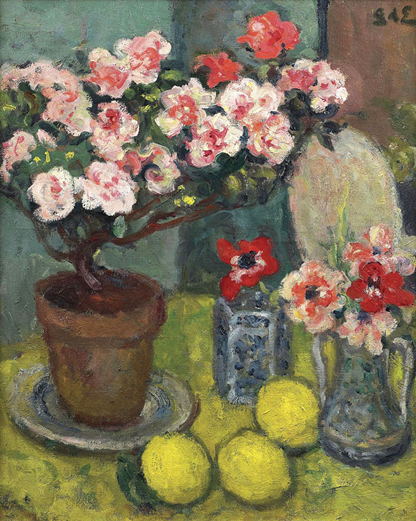 Still Life with Three Lemons 1908 | Oil Painting Reproduction