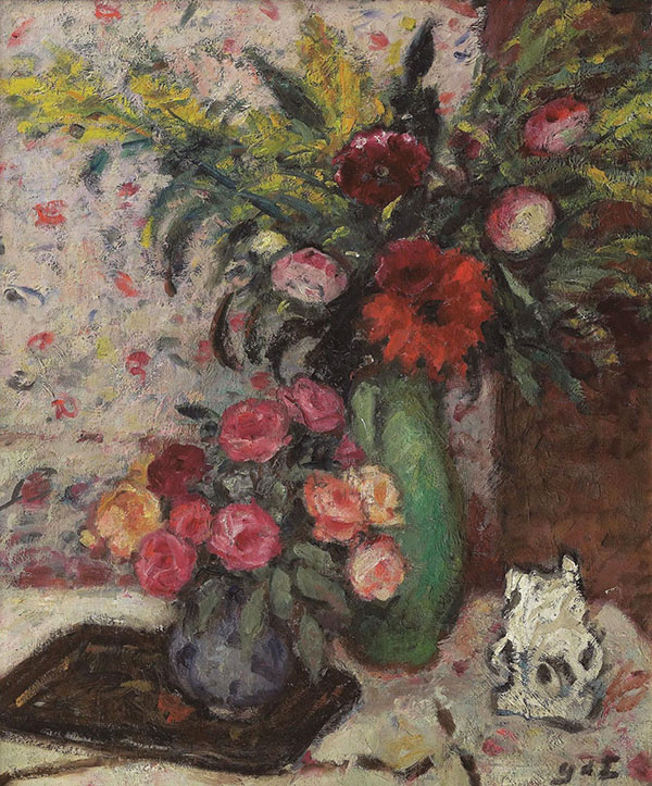 Vase of Flowers by Georges d'Espagnat | Oil Painting Reproduction