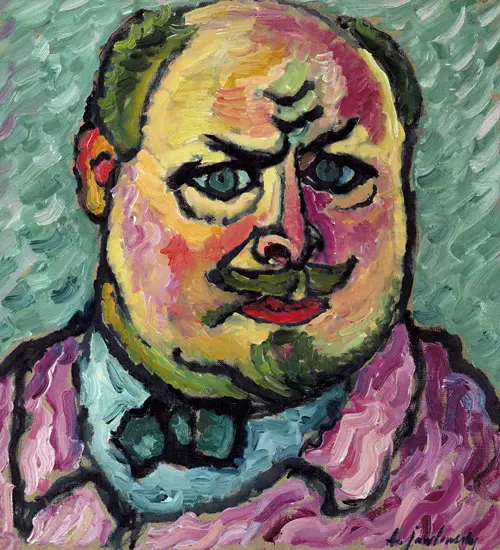 Self-Portrait 1912 -2 By Alexej von Jawlensky